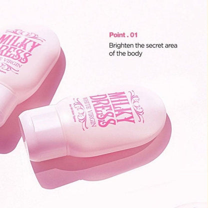 Milky Dress White Virgin - Wrinkle & Whitining