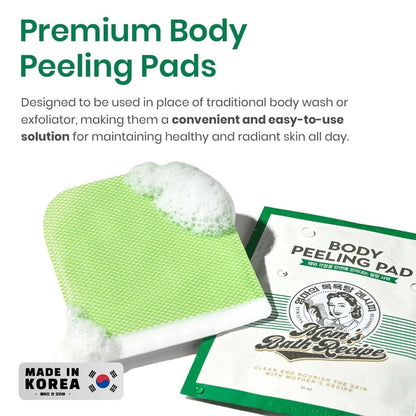 Mom's Bath Recipe Body Peeling Pad - 1pc