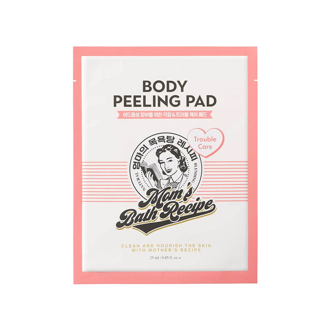 Mom's Bath Recipe Body Peeling Pad Trouble Care - 1pc