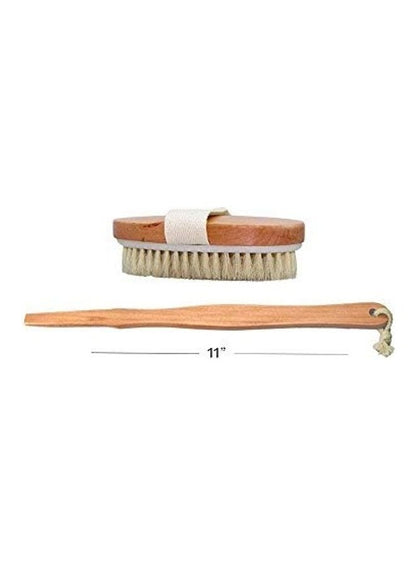 Dry Skin Body Brush Brown