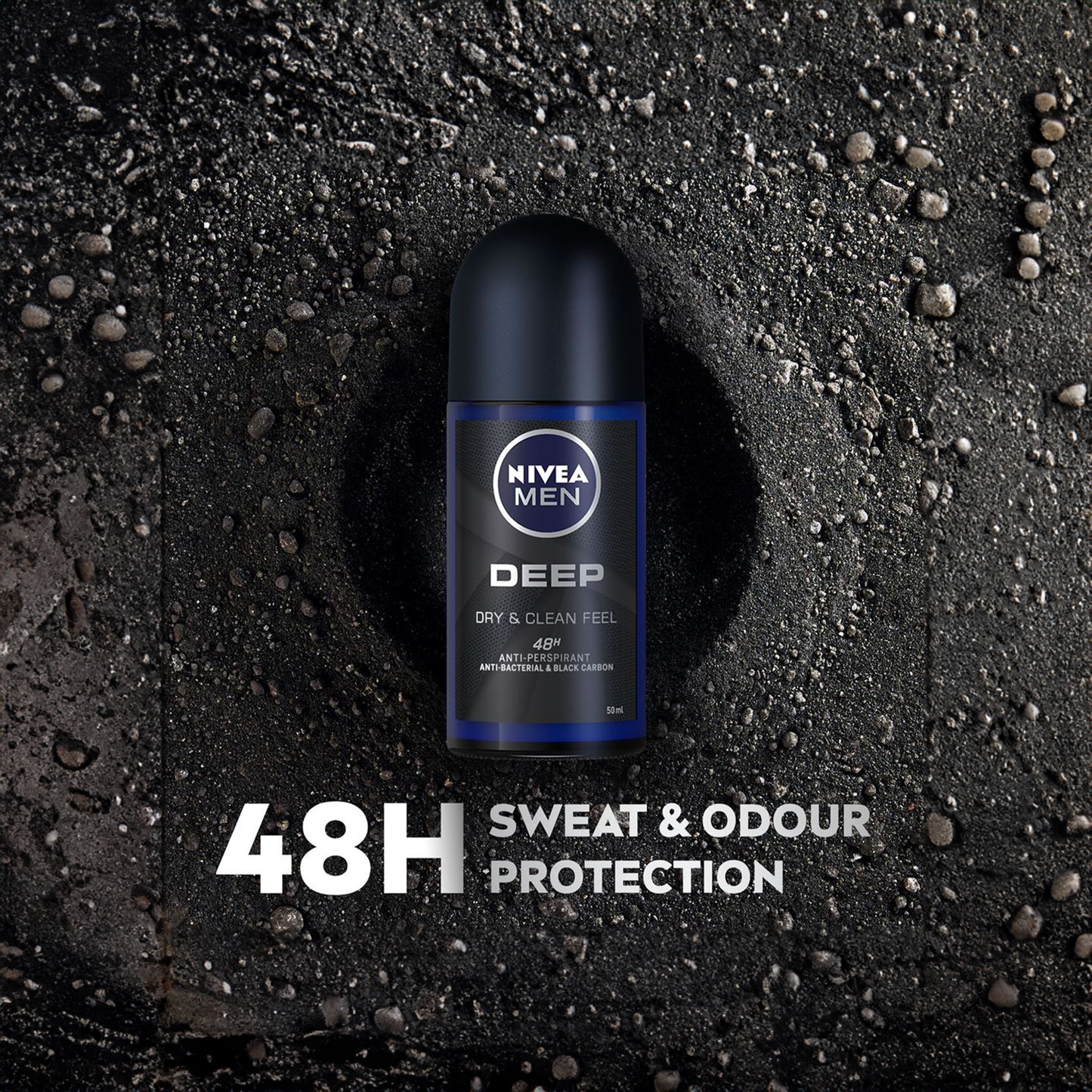 Deep Black Carbon - Roll On Deodorant