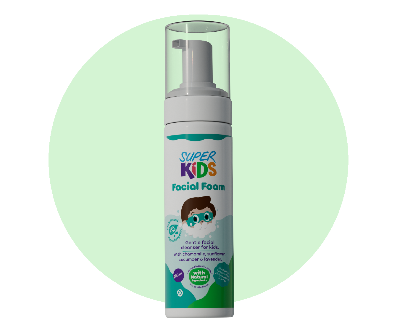 Superkids Facial Foam cleanser 200 ml