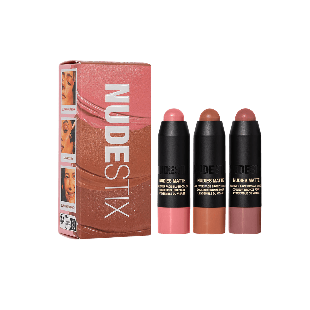 NUDESTIX Sunkissed Blush & Bronze Mini Kit - 3Pcs