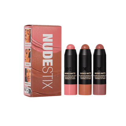 NUDESTIX Sunkissed Blush & Bronze Mini Kit - 3Pcs