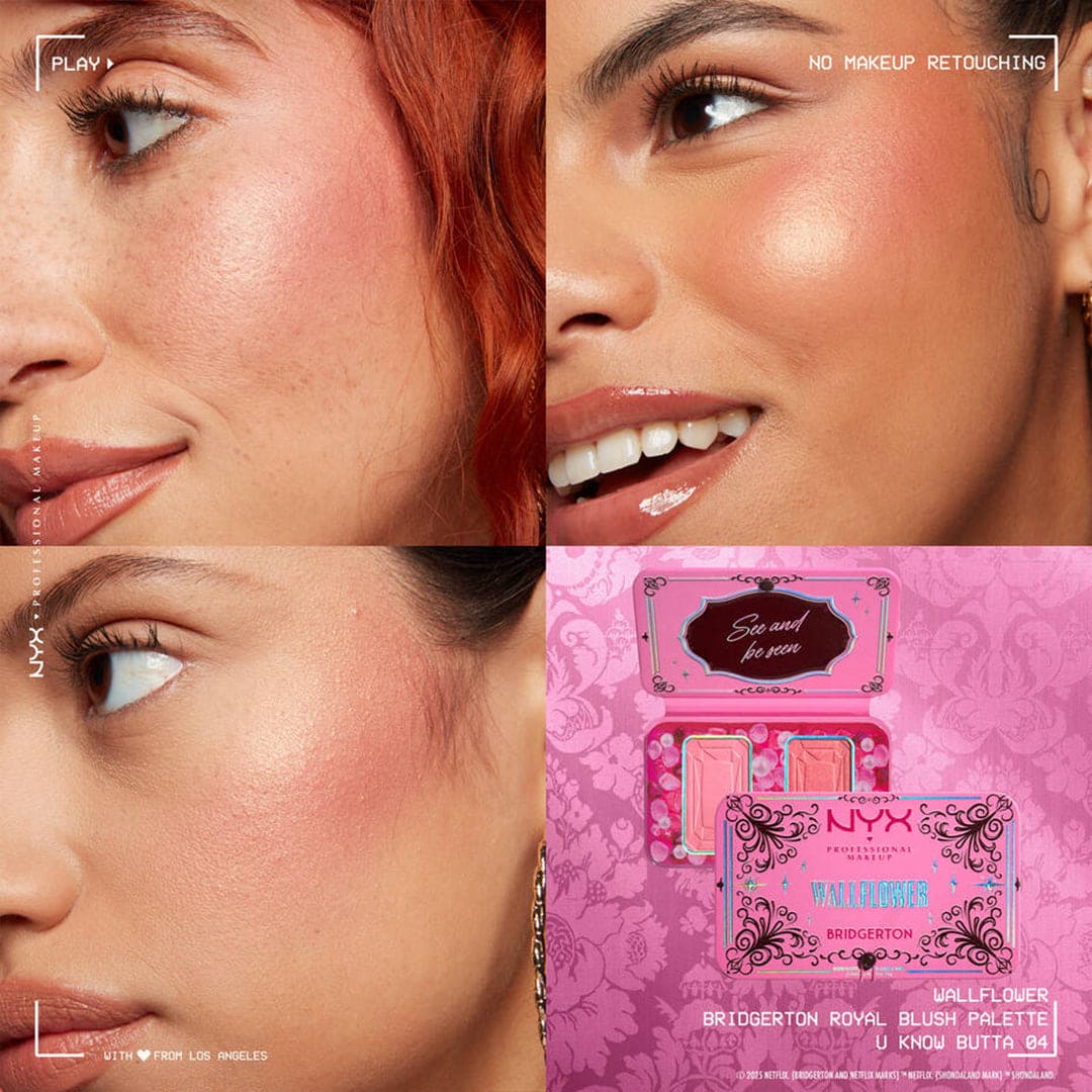 NYX Bridgerton Royal Blush Palette - WallFlower