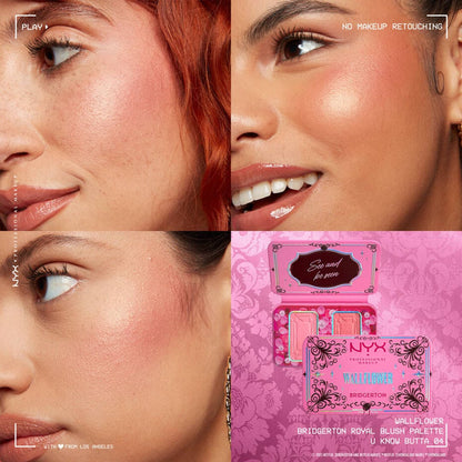 NYX Bridgerton Royal Blush Palette - WallFlower