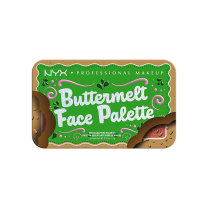NYX Buttermelt Face Palette Blush And Bronzer Duo - 02 Dark