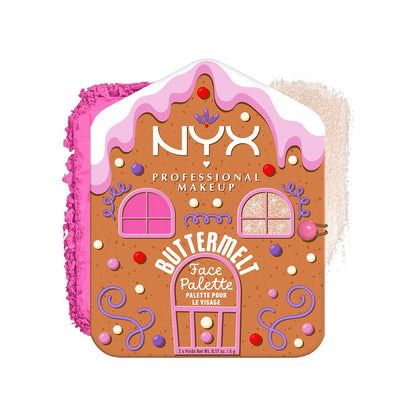NYX Holiday Buttermelt Face Palette - 01 Mulled & Merry