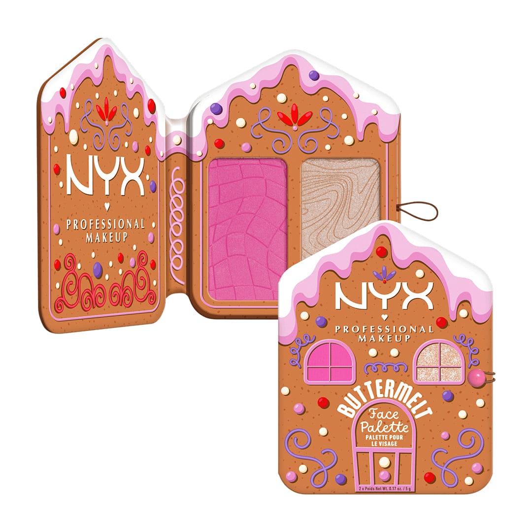 NYX Holiday Buttermelt Face Palette - 01 Mulled & Merry