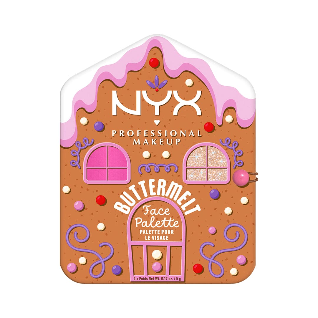 NYX Holiday Buttermelt Face Palette - 01 Mulled & Merry
