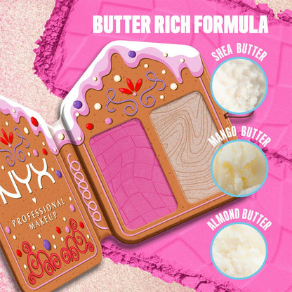 NYX Holiday Buttermelt Face Palette - 01 Mulled & Merry