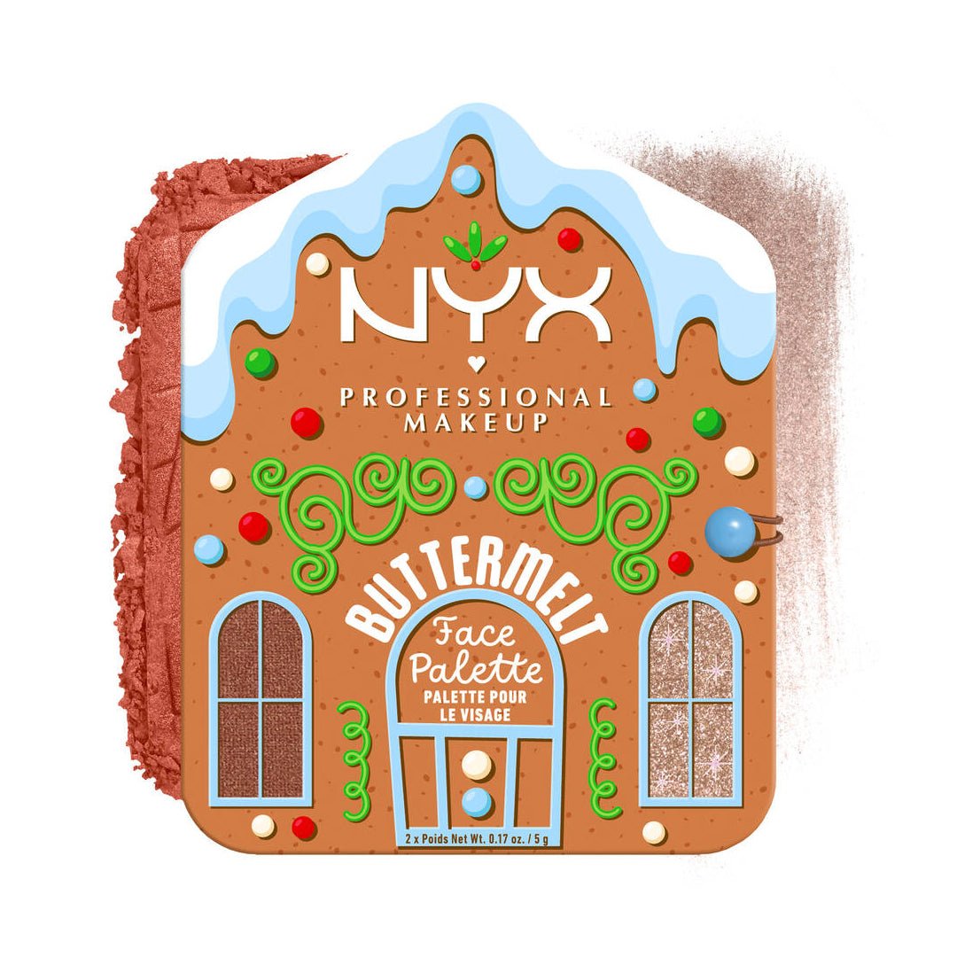 NYX Holiday Buttermelt Face Palette - 02 Cocoa And Spice