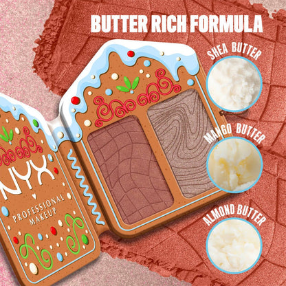 NYX Holiday Buttermelt Face Palette - 02 Cocoa And Spice
