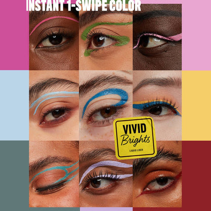 NYX Vivid Brights Matte Liquid Eyeliner