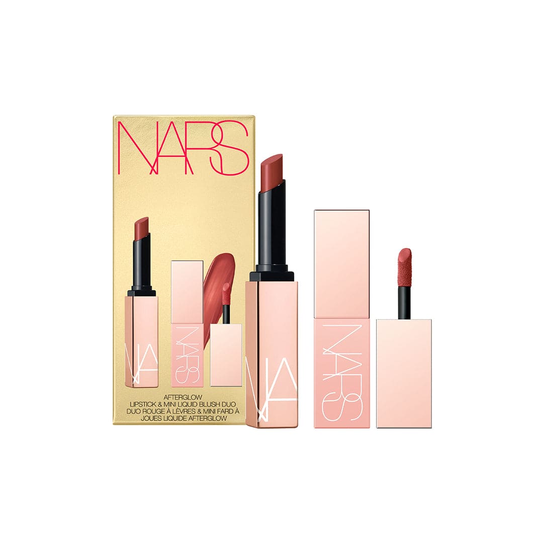 Nars Afterglow Lipstick & Mini Liquid Blush Duo - LIMITED EDITION