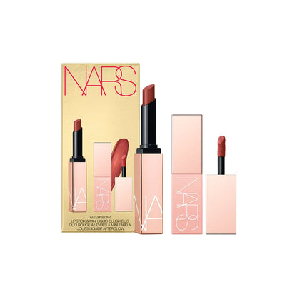 Nars Afterglow Lipstick & Mini Liquid Blush Duo - LIMITED EDITION