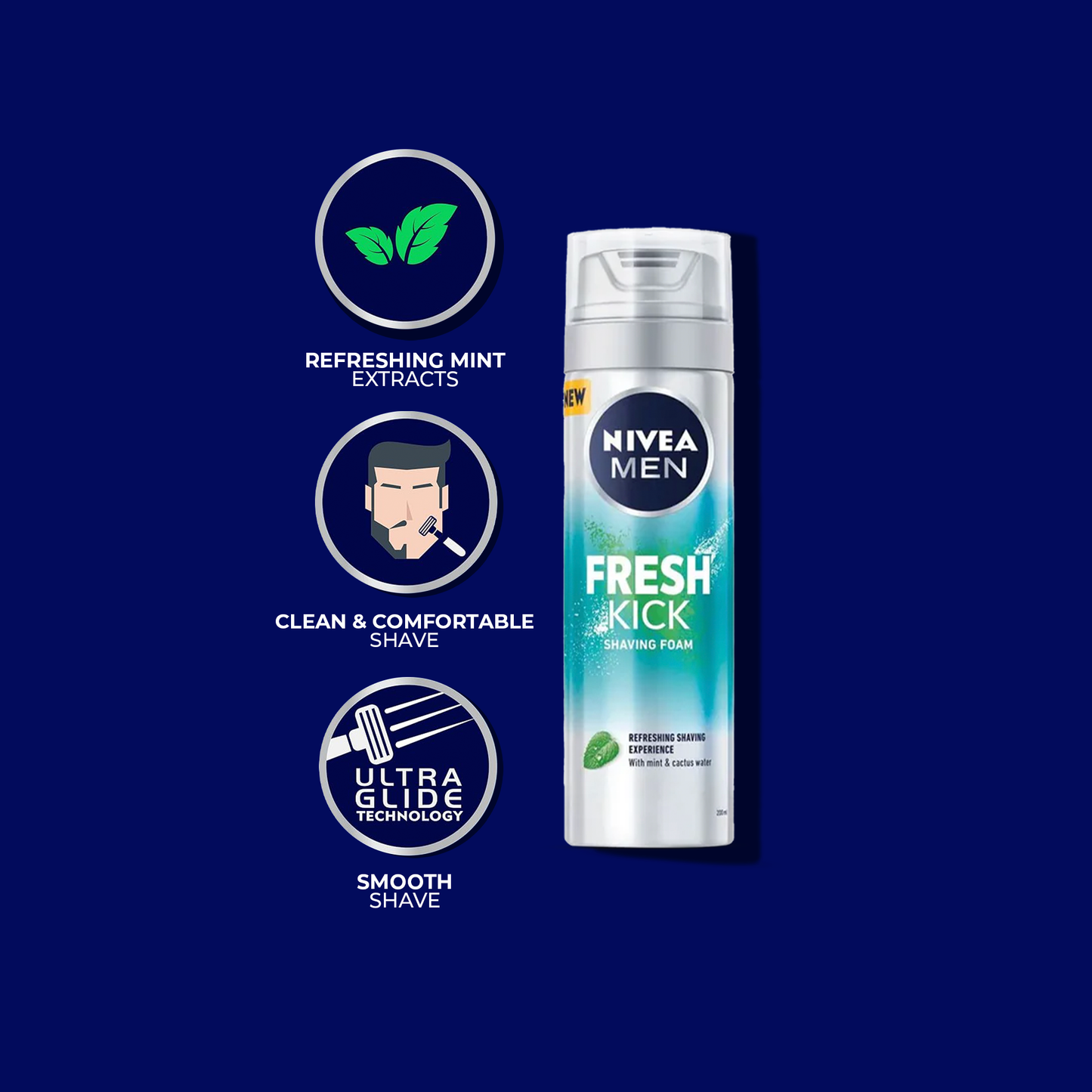 Fresh Kick - Shaving Foam