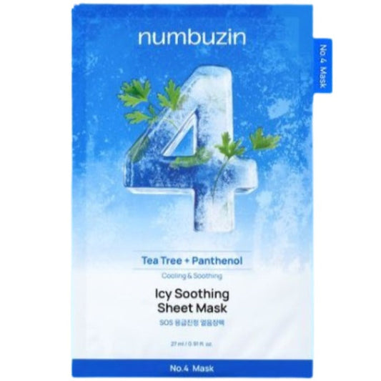 Numbuzin No.4 قناع ورقي مهدئ ومنعش