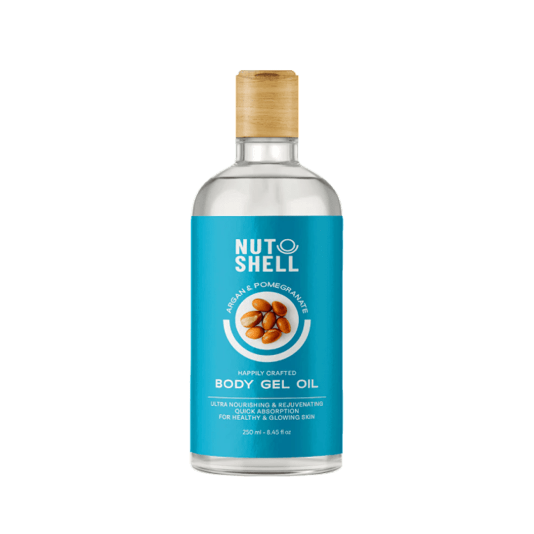 Nutshell Argan & Pomegranate Body Gel Oil - 250ml