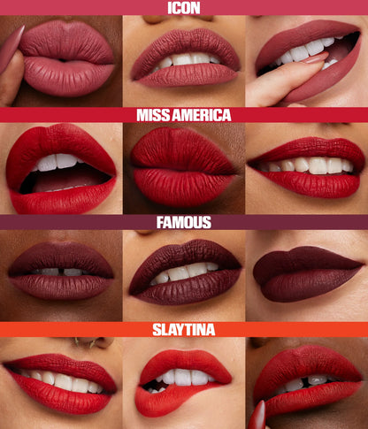 Liquid Matte Ultra-Comfort Transfer-Proof Lipstick