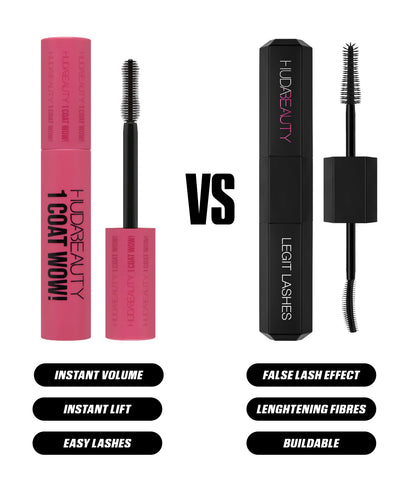 Huda Beauty 1 Coat WOW! Extra Volumizing and Lifting Mascara Mini