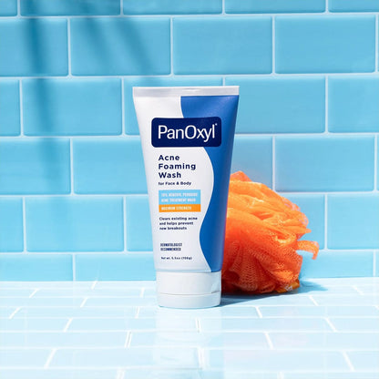 PanOxyl Acne Foaming Wash For Face & Body - 156g