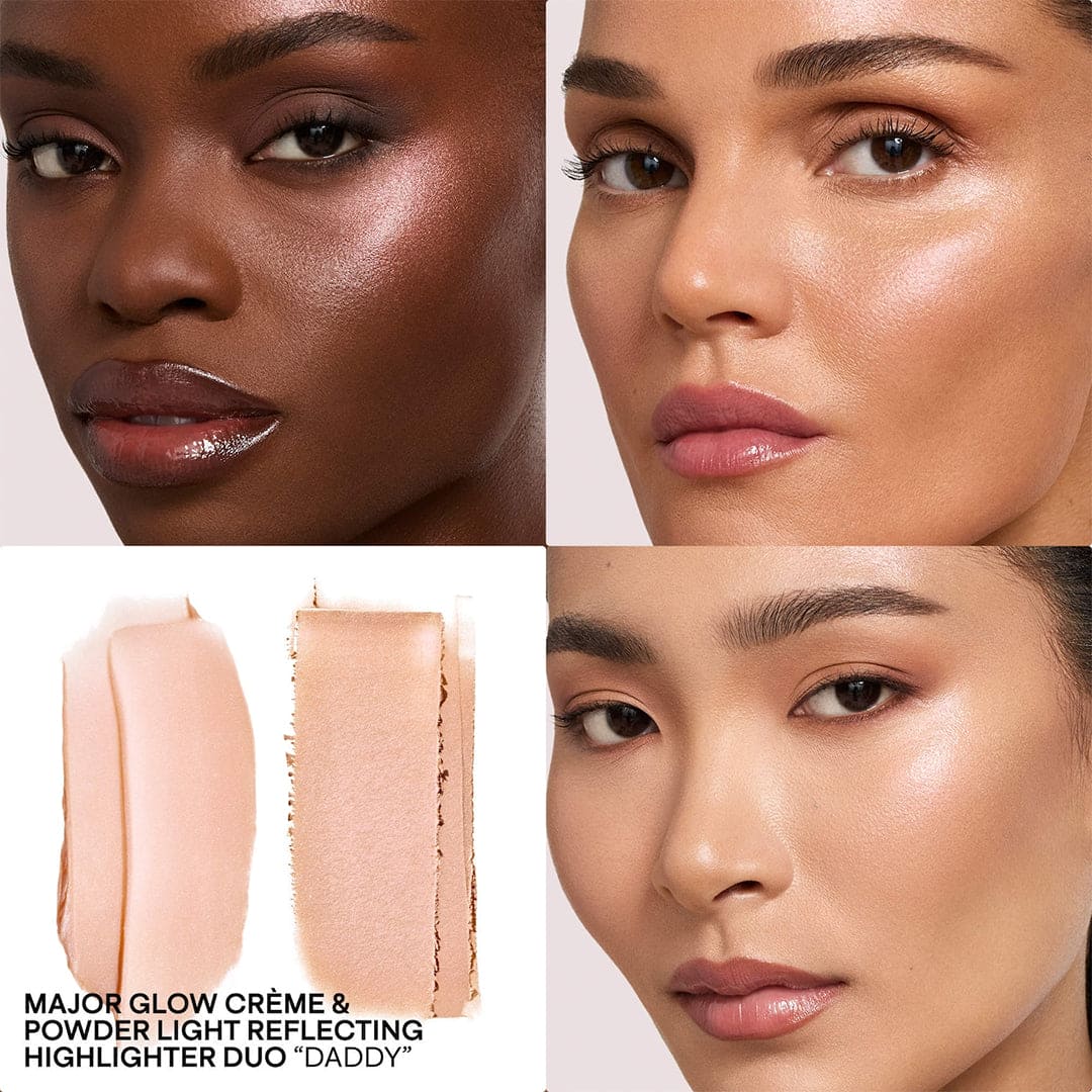 Patrick Ta Major Glow Creme & Powder Light Reflecting- Translucent Highlighter Duo