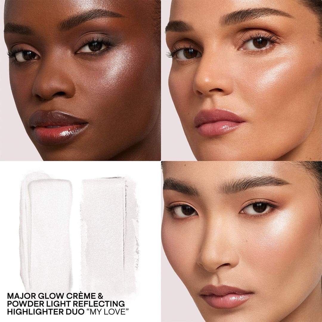 Patrick Ta Major Glow Creme & Powder Light Reflecting- Translucent Highlighter Duo