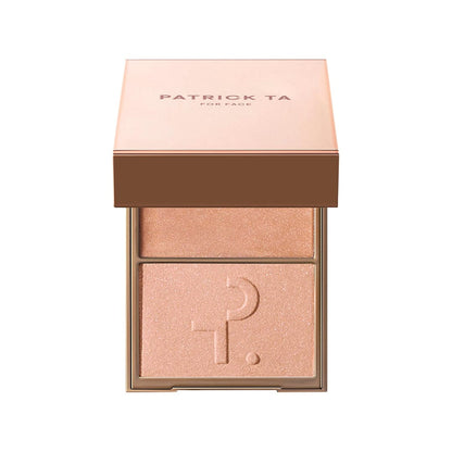 Patrick Ta Major Glow Creme & Powder Light Reflecting- Translucent Highlighter Duo