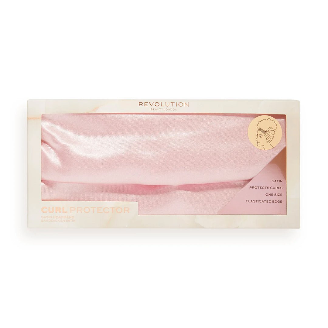 Revolution Curl Protector Satin HeadBand - Pink