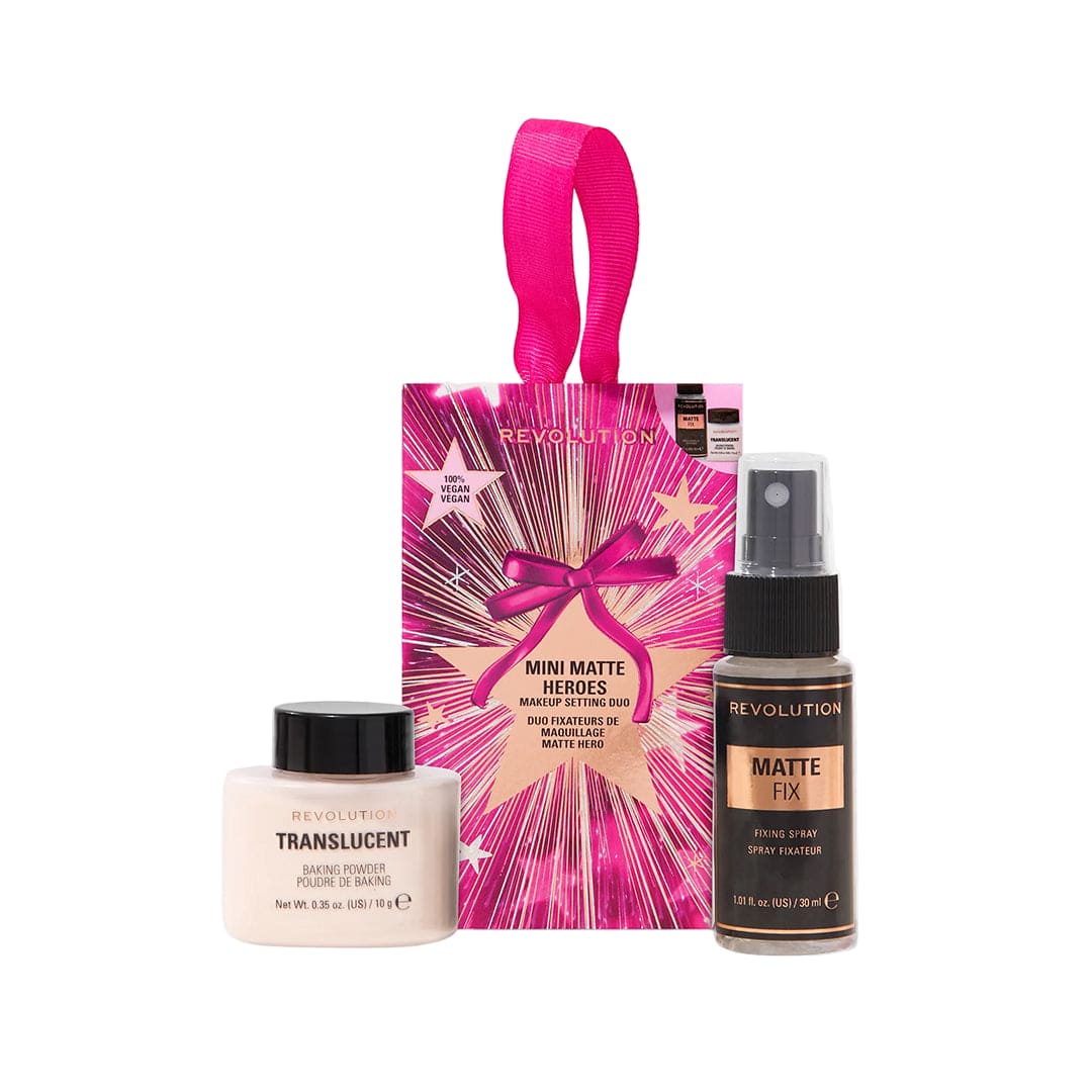 Revolution Mini Matte Heroes Makeup Setting Duo