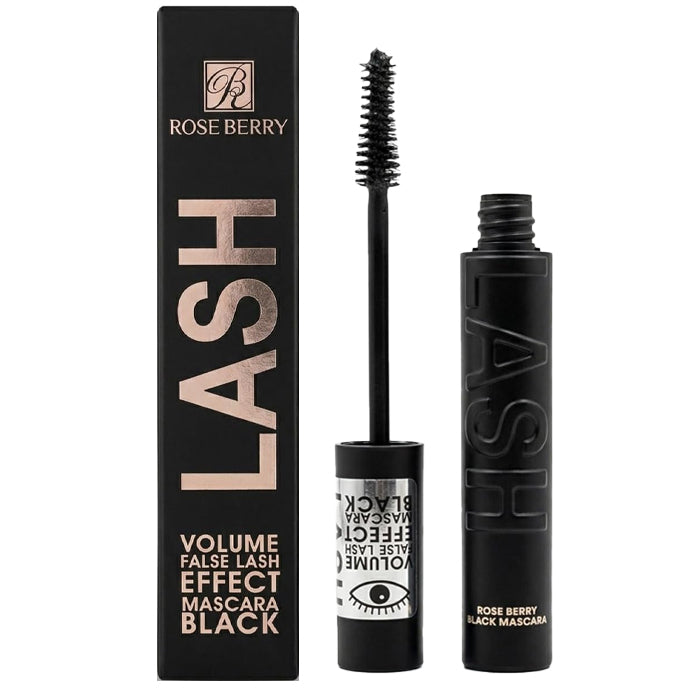 rose berry false lash effect black mascara