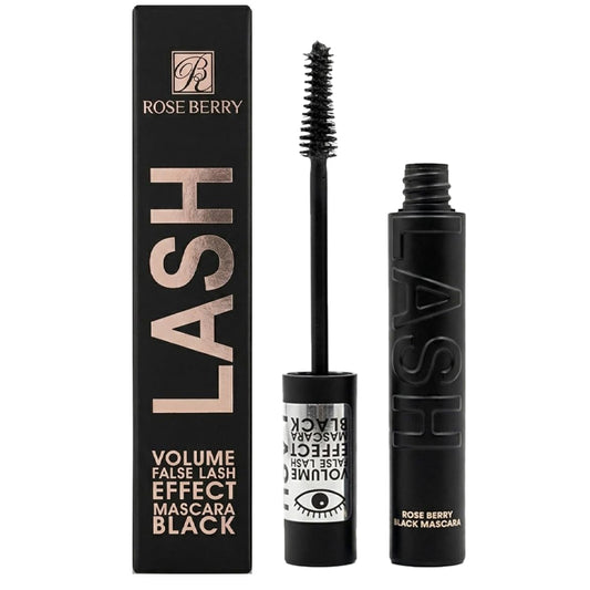 rose berry false lash effect black mascara