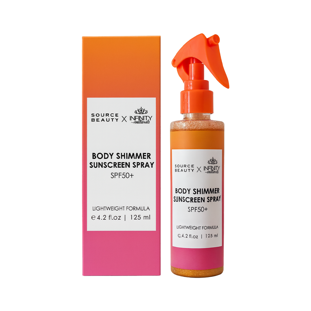 رذاذ لامع واقي شمسي بمعامل حماية SPF50+