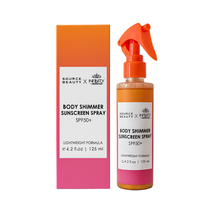 رذاذ لامع واقي شمسي بمعامل حماية SPF50+