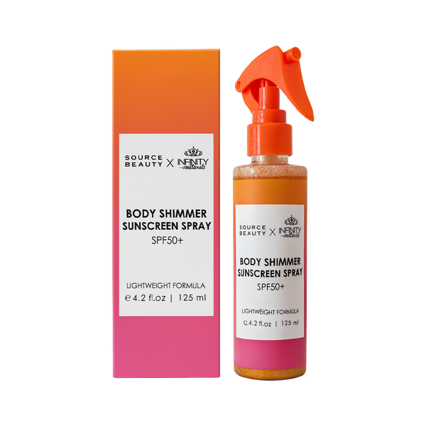 رذاذ لامع واقي شمسي بمعامل حماية SPF50+