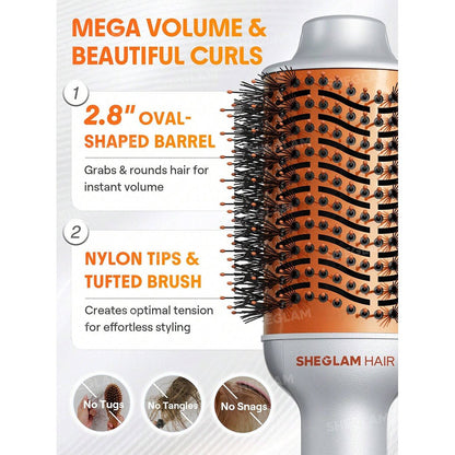 SHEGLAM Blowout Bliss Volumizing Hot Air Brush - UK Plug ( * Global Item )