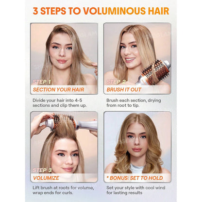SHEGLAM Blowout Bliss Volumizing Hot Air Brush - UK Plug ( * Global Item )