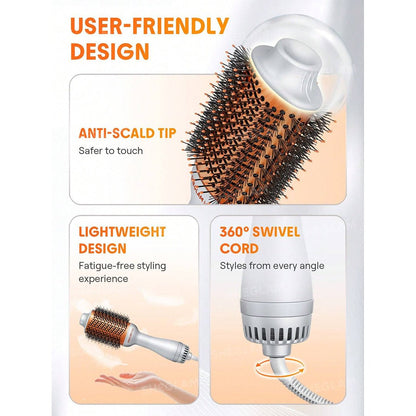 SHEGLAM Blowout Bliss Volumizing Hot Air Brush - UK Plug ( * Global Item )