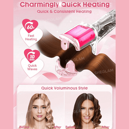 SHEGLAM Cupid's Charm Beach Babe Hair Waver - UK Plug ( * Global Item )