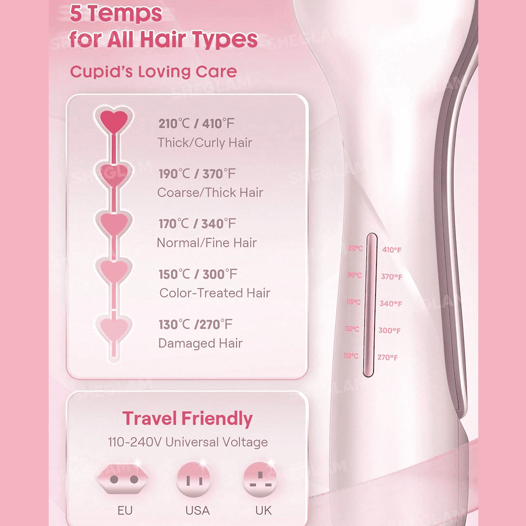 SHEGLAM Cupid's Charm Beach Babe Hair Waver - UK Plug ( * Global Item )