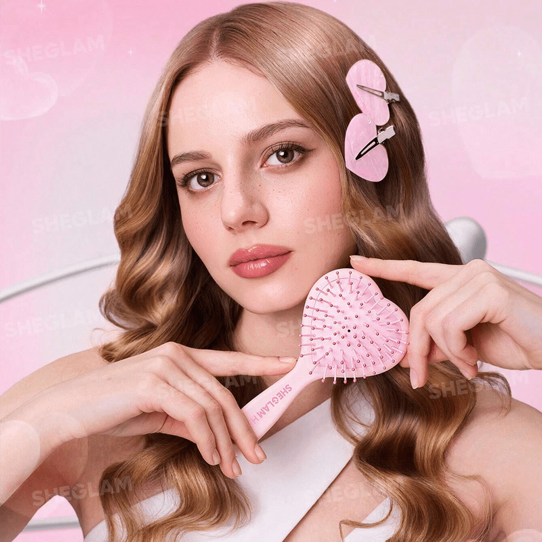 SHEGLAM Cupid's Charm Sweet Heart Paddle Brush