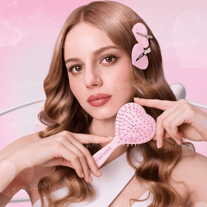 SHEGLAM Cupid's Charm Sweet Heart Paddle Brush