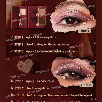 SHEGLAM Ember Rose Burning Devotion Eyeshadow Palette