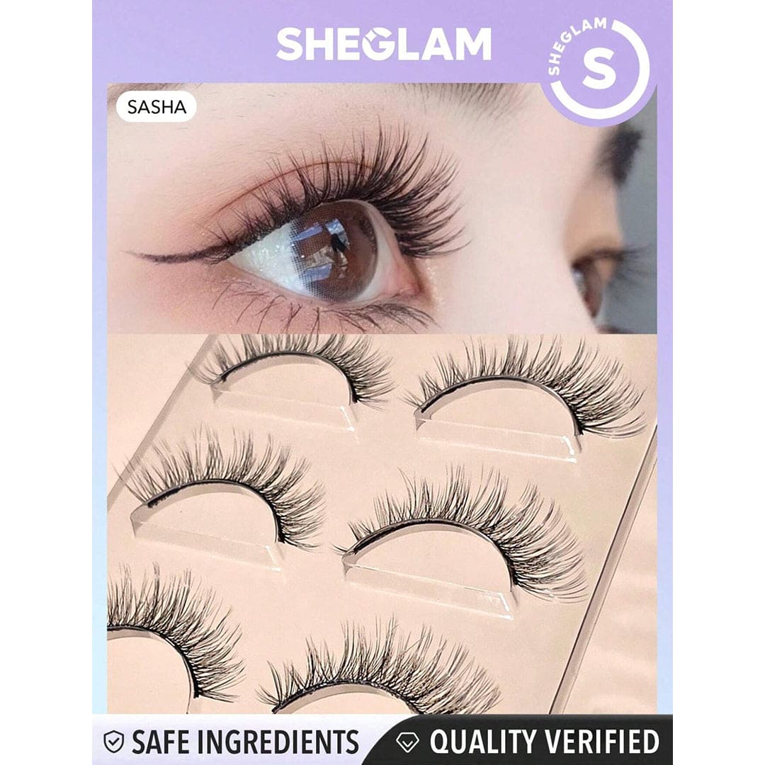 SHEGLAM Girl Next Door Natural False Eyelashes - Sasha