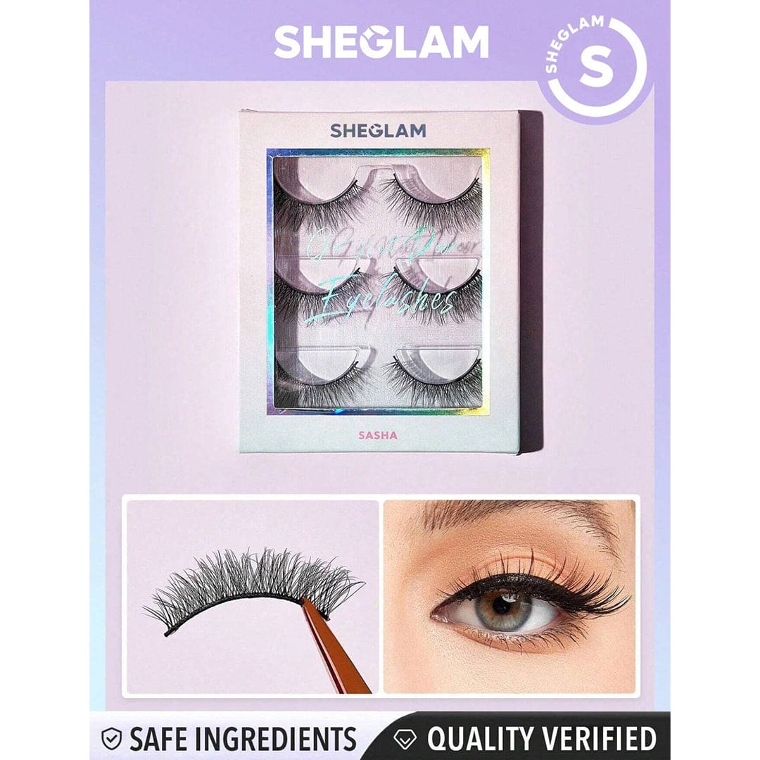 SHEGLAM Girl Next Door Natural False Eyelashes - Sasha