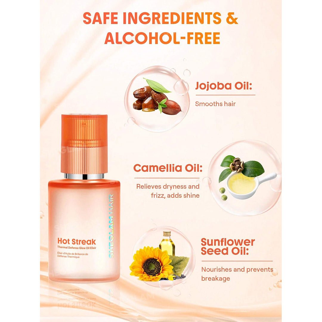 SHEGLAM Hot Streak Thermal Defense Glow Oil Elixir - 50ml