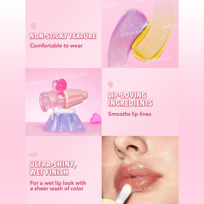 SHEGLAM Jelly Wow Hydrating Lip Oil