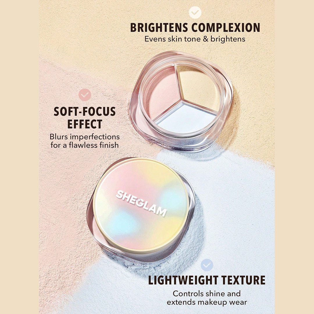 SHEGLAM Radiance Ring 3-In-1 Correcting Setting Powder
