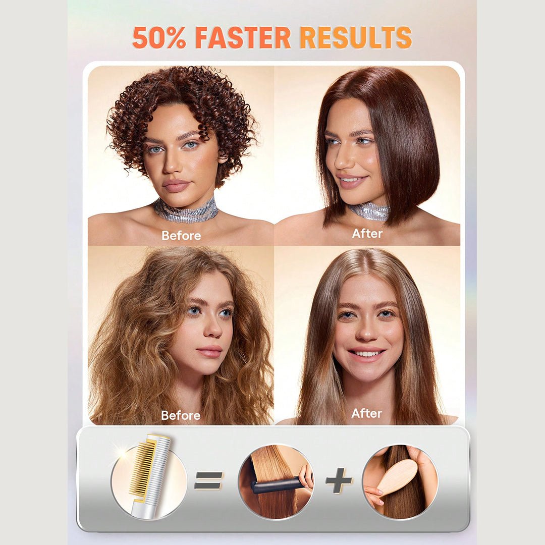 SHEGLAM Sleek Chic 3D Thermal Straightening Brush - UK Plug ( * Global Item )